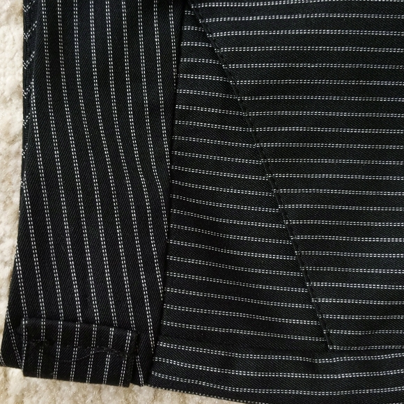 NEW Tracy Evans Limited Striped Flared Bootcut Trouser Pants J3 Black White - Picture 5 of 16